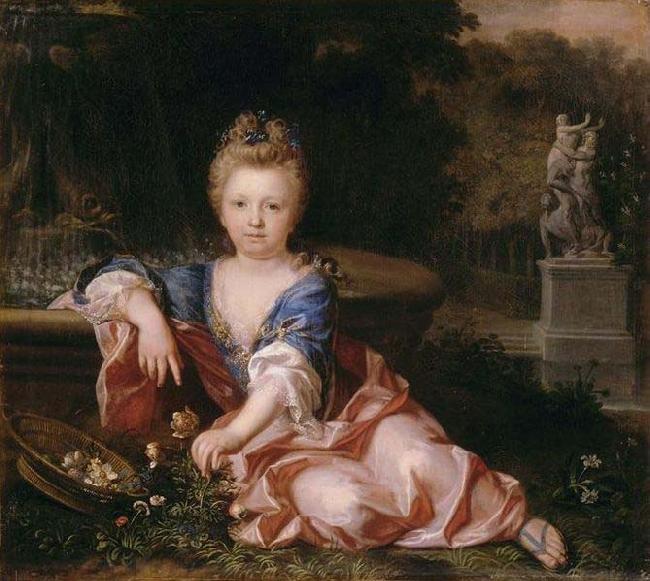 Alexis Simon Belle Portrait of Mariana Victoria of Spain fiancee of Louis XV Sweden oil painting art